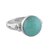 Amazonite cocktail ring, 'Sky Blue Dome' - Amazonite and Sterling Silver Cocktail Ring from Peru (image 2c) thumbail