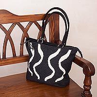 Alpaca blend tote,