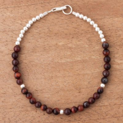 Tigers eye beaded bracelet, Honey Belle
