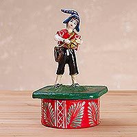 Plaster decorative box,