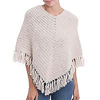 Alpaca blend poncho,