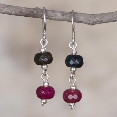Quartz dangle earrings, Shared Passion