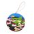 Ceramic wall art, 'Andean Hillside' - Hand-Painted Ceramic Landscape Wall Art from Peru (image 2a) thumbail