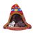 Ceramic nativity scene, 'Nativity Inside a Chullo Hat' - Hand-Painted Andean Ceramic Nativity Figurine from Peru (image 2a) thumbail