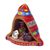 Ceramic nativity scene, 'Nativity Inside a Chullo Hat' - Hand-Painted Andean Ceramic Nativity Figurine from Peru (image 2c) thumbail