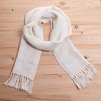 100% alpaca scarf,