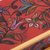 Reverse painted glass decorative box, 'Garden At Sunset' - Reverse Painted Glass Decorative Box in Red from Peru (image 2f) thumbail