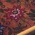 Reverse-painted glass decorative box, 'Blooming Beauty' - Reverse-Painted Glass Decorative Box in Burgundy from Peru (image 2g) thumbail
