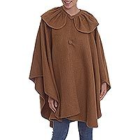 Alpaca blend cape,