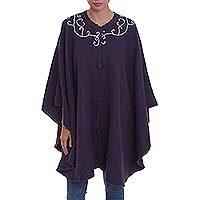 Alpaca blend cape,