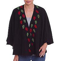 Alpaca blend cape,