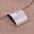 Sterling silver pendant necklace, 'Hypnotic Gaze' - Spiral Motif Sterling Silver Pendant Necklace from Peru (image 2b) thumbail