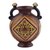Decorative ceramic Cuzco vessel, 'Ai Apaec' - Moche Deity Handcrafted Ceramic Vessel with Nazca Motifs (image 2a) thumbail