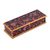 Reverse-painted glass decorative box, 'Floral Life' - Handcrafted Reverse-Painted Glass Decorative Box from Peru (image 2a) thumbail