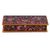Reverse-painted glass decorative box, 'Floral Life' - Handcrafted Reverse-Painted Glass Decorative Box from Peru (image 2c) thumbail