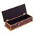 Reverse-painted glass decorative box, 'Floral Life' - Handcrafted Reverse-Painted Glass Decorative Box from Peru (image 2d) thumbail