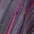 100% Alpaca knit ruana, 'Spun Candy' - Striped Multi-Color Pink and Grey 100% Alpaca Ruana (image 2g) thumbail