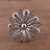 Sterling silver filigree cocktail ring, 'Sweet Dark Petals' - Handcrafted Sterling Silver Filigree Flower Ring from Peru (image 2b) thumbail