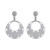 Sterling silver filigree dangle earrings, 'White Dreamy Crescents' - Crescent-Shaped Sterling Silver Filigree Earrings from Peru (image 2a) thumbail