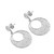 Sterling silver filigree dangle earrings, 'White Dreamy Crescents' - Crescent-Shaped Sterling Silver Filigree Earrings from Peru (image 2c) thumbail
