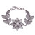 Sterling silver filigree link bracelet, 'Fabled Flower' - Floral Sterling Silver Filigree Link Bracelet from Peru (image 2a) thumbail