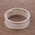 Sterling silver filigree band ring, 'Imperial Elegance' - Handcrafted Sterling Silver Filigree Band Ring from Peru thumbail