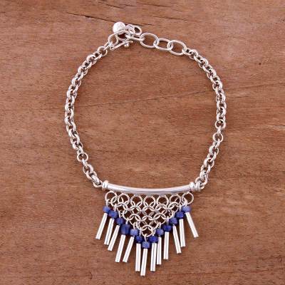 Sodalite pendant bracelet, Blue Kingdom