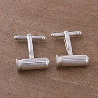 Sterling silver cufflinks,