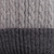 Reversible 100% alpaca hat, 'Warm and Toasty' - Light and Dark Grey Reversible 100% Alpaca Hat from Peru (image 2c) thumbail