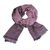 Baby alpaca and silk blend scarf, 'Options in Pink' - Baby Alpaca and Silk Blend Pink and Grey Reversible Scarf (image 2a) thumbail