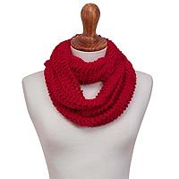 Alpaca blend infinity scarf,