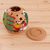 Ceramic tealight candleholder, 'Nativity Amid the Cactus' - Ceramic Christmas Nativity Scene Tealight Candleholder (image 2b) thumbail