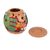 Ceramic tealight candleholder, 'Nativity Amid the Cactus' - Ceramic Christmas Nativity Scene Tealight Candleholder (image 2d) thumbail