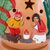 Ceramic tealight candleholder, 'Nativity Amid the Cactus' - Ceramic Christmas Nativity Scene Tealight Candleholder (image 2e) thumbail