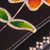 Leather wallet, 'Flower of the Earth' - Brown Leather Tri-Fold Wallet with Hand Painted Flower (image 2i) thumbail