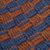 Alpaca blend hat, 'Elegant Mix' - Striped Alpaca Blend Hat in Pumpkin and Azure from Peru (image 2d) thumbail
