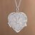 Sterling silver filigree locket necklace, 'Love's Treasure' - Handcrafted Sterling Silver Filigree Heart Locket Necklace thumbail