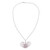 Sterling silver filigree pendant necklace, 'Heartstrings' - Handcrafted Sterling Silver Filigree Heart Pendant Necklace (image 2d) thumbail