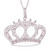 Sterling silver filigree pendant necklace, 'Princess Tiara' - Handcrafted Sterling Silver Filigree Crown Pendant Necklace (image 2a) thumbail