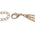 Gold plated pendant necklace, 'Princess of Gold Drops' - Three-Tiered Gold Plated Link Necklace from Peru (image 2f) thumbail