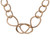 Gold plated link necklace, 'Golden Modernity' - Gold Plated Modern Link Necklace from Peru (image 2a) thumbail