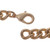 Gold plated link necklace, 'Golden Modernity' - Gold Plated Modern Link Necklace from Peru (image 2e) thumbail