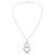 Sterling silver filigree pendant necklace, 'Cascading Love' - Sterling Silver Filigree Triple Heart Pendant Necklace (image 2a) thumbail