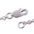 Sterling silver filigree pendant necklace, 'Cascading Love' - Sterling Silver Filigree Triple Heart Pendant Necklace (image 2d) thumbail