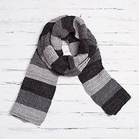 100% alpaca scarf,