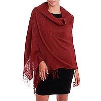 100% alpaca shawl,