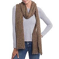 Alpaca blend scarf,