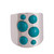 Chrysocolla cocktail ring, 'Dramatic Intrigue' - Chrysocolla and Sterling Silver Cocktail Ring from Peru (image 2a) thumbail