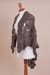 Alpaca blend shawl, 'Majesty of the Andes' - Crocheted Alpaca Blend Shawl in Coffee from Peru (image 2f) thumbail