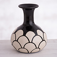Featured review for Ceramic decorative vase, Chulucanas Petals